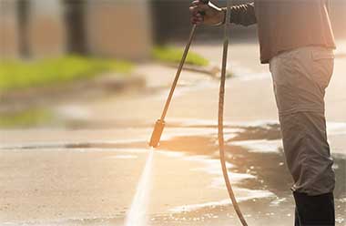 Driveway cleaning