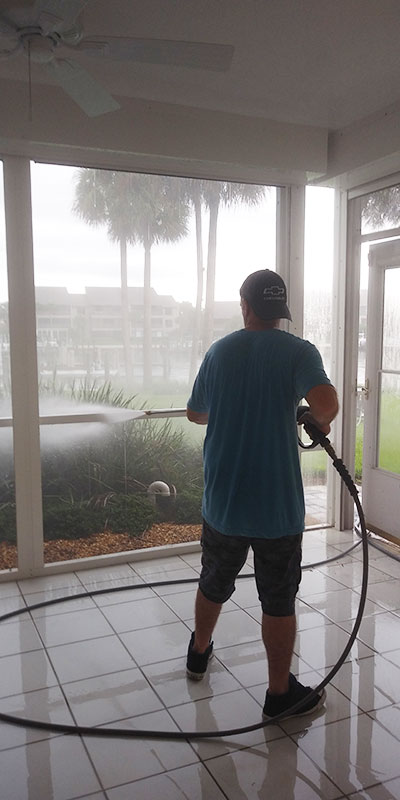 Screened Porch Cleaning